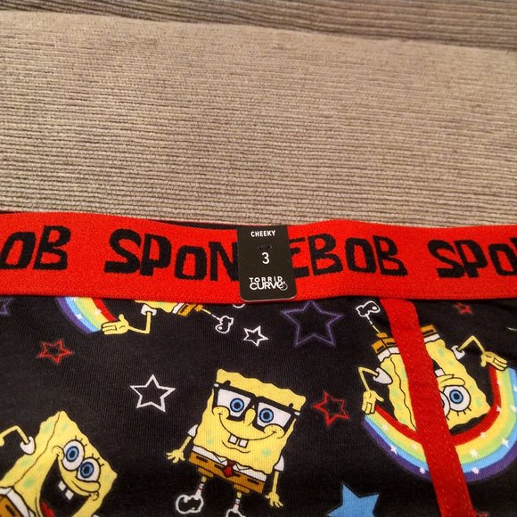 Torrid 3 Spongebob Cotton Cheeky - Picture 2 of 3